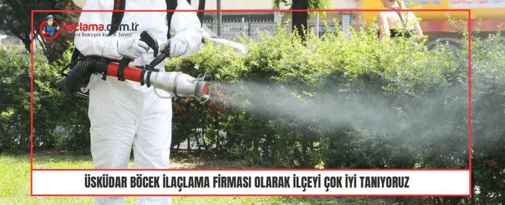 Üsküdar böcek ilaçlama firması olarak ilçeyi çok iyi tanıyoruz