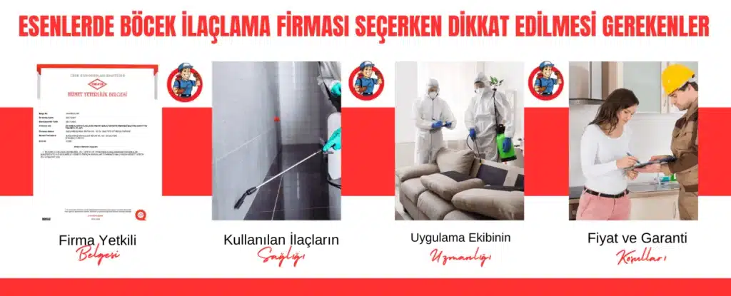 esenlerde böcek-ilaçlama firması-seçerken dikkat-edilmesi gerekenler