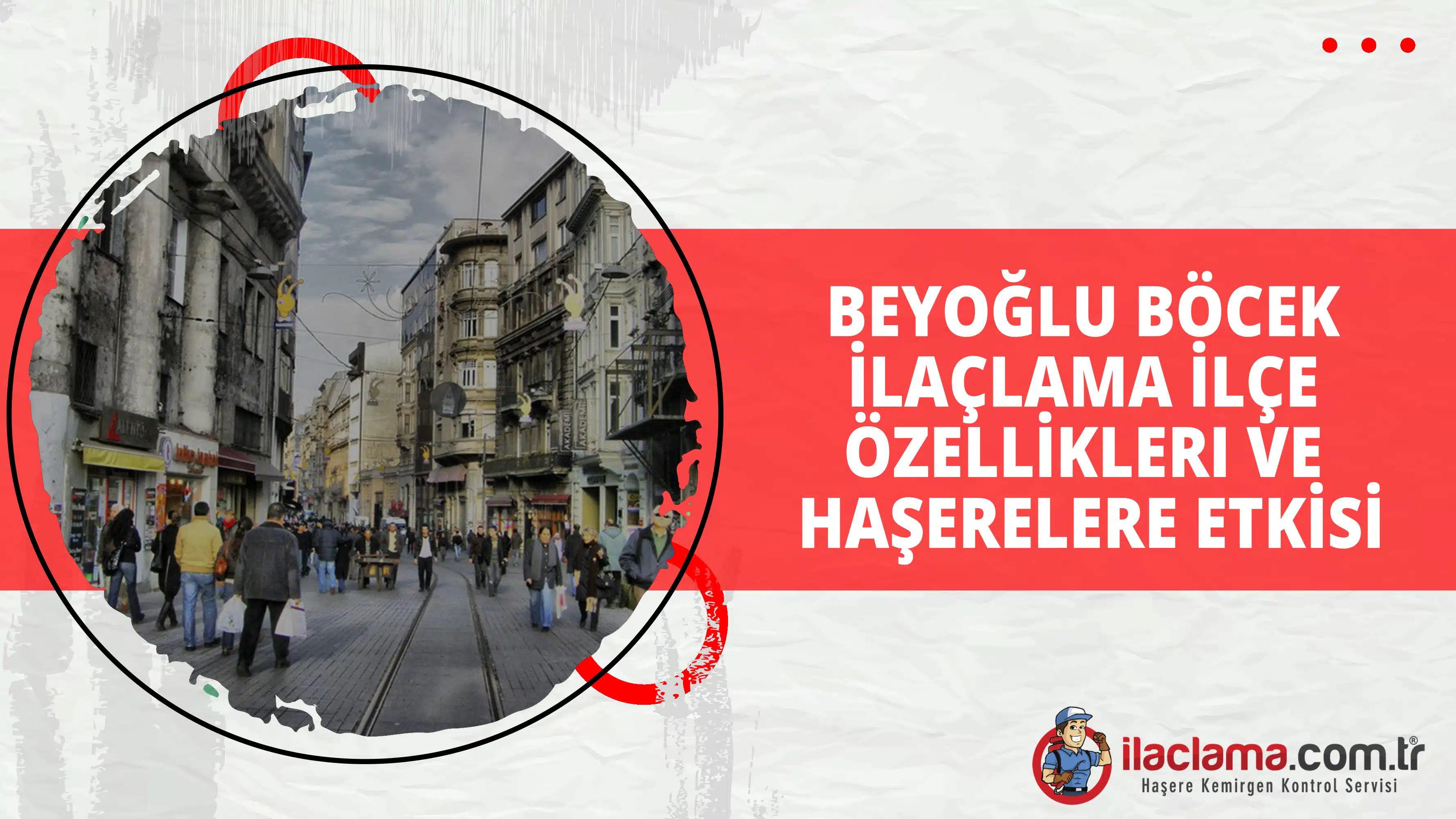 Beyoğlu Böcek ilaçlama İlçe özellikleri ve Haşerelere Etkisi