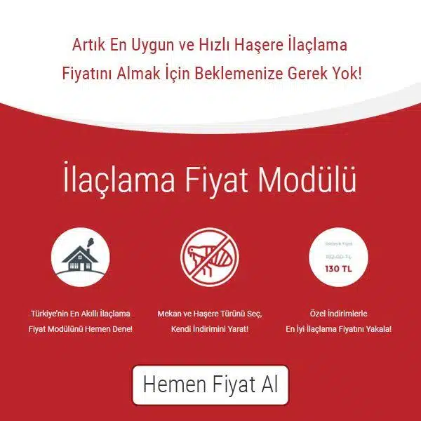 İlaçlama Fiyat Modülü